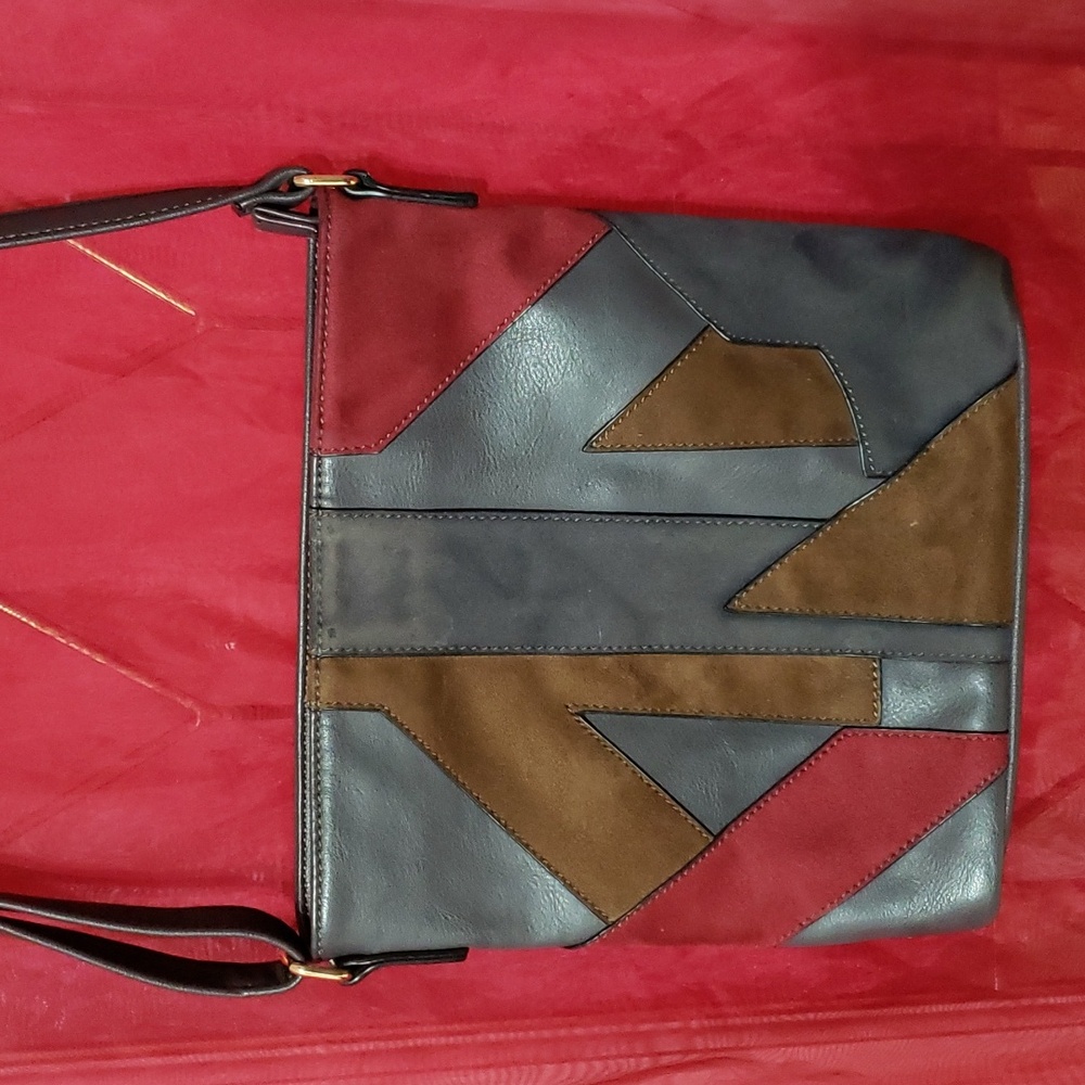 MARK ADAMS Patchwork Crossbody Bag NWOT